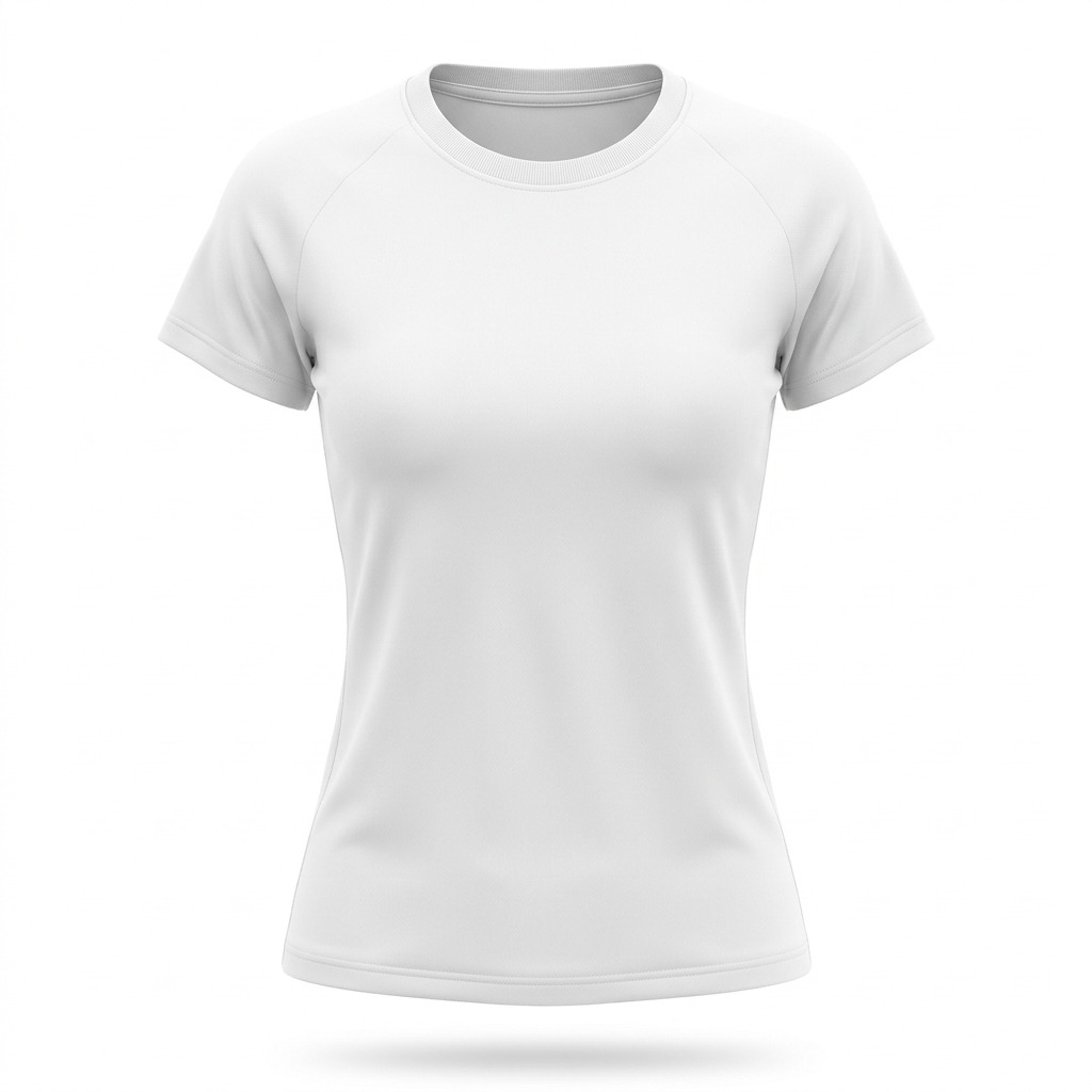 T-shirt polyester femme manches courtes 3