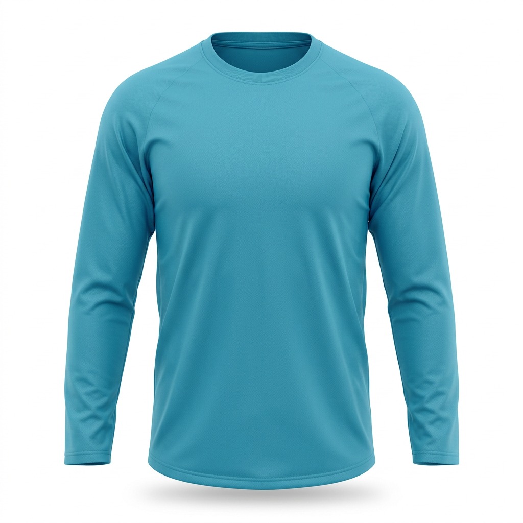T-shirt polyester unisex manches longues 2