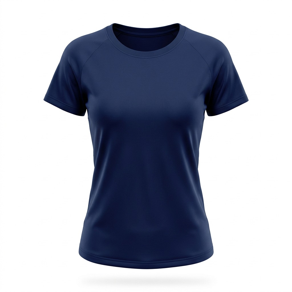 T-shirt polyester femme manches courtes 10