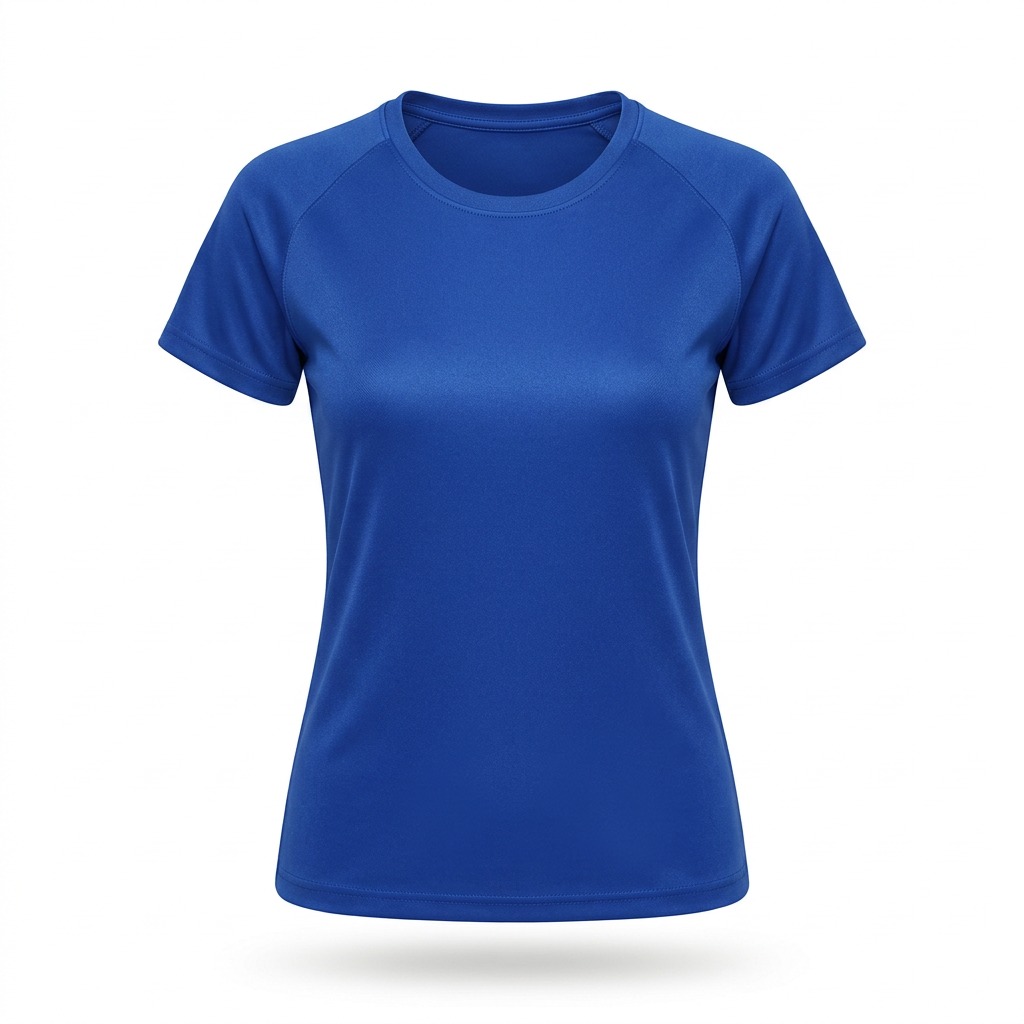 T-shirt polyester femme manches courtes 11