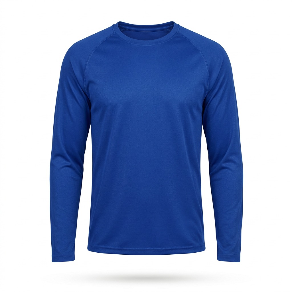 T-shirt polyester unisex manches longues 1