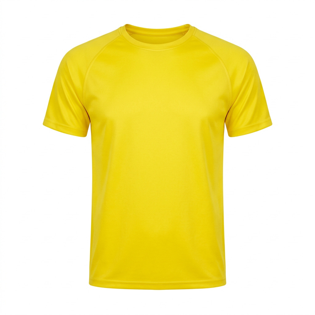 T-shirt polyester homme manches courtes 1