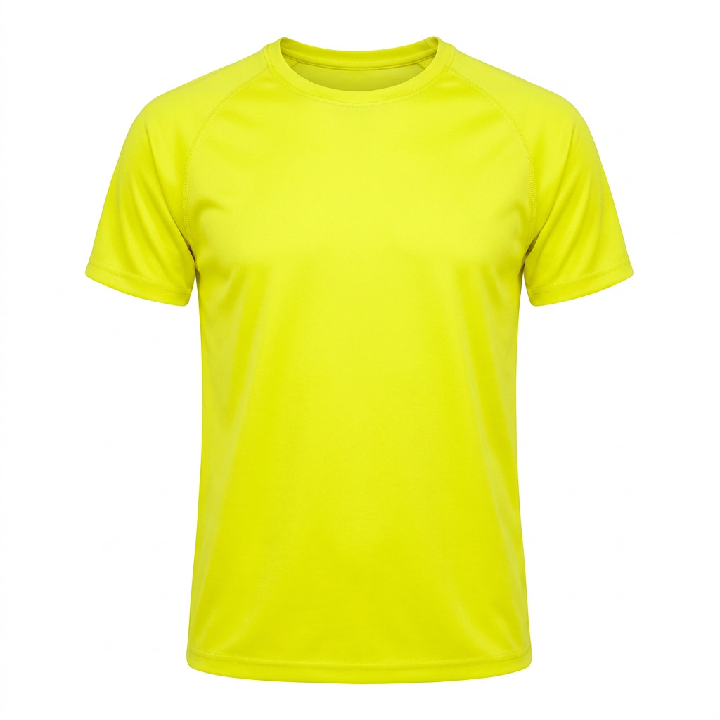 T-shirt polyester homme manches courtes 2