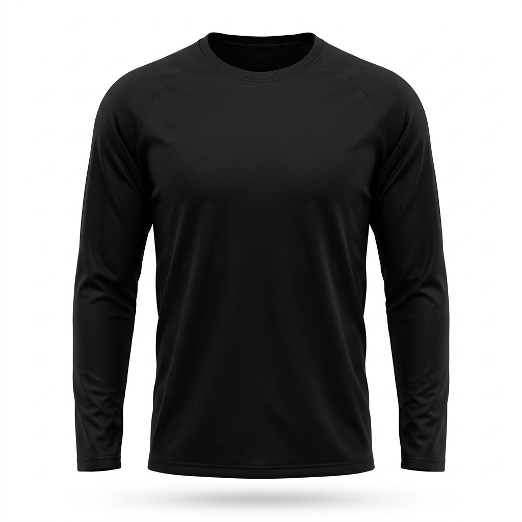 T-shirt polyester unisex manches longues 5