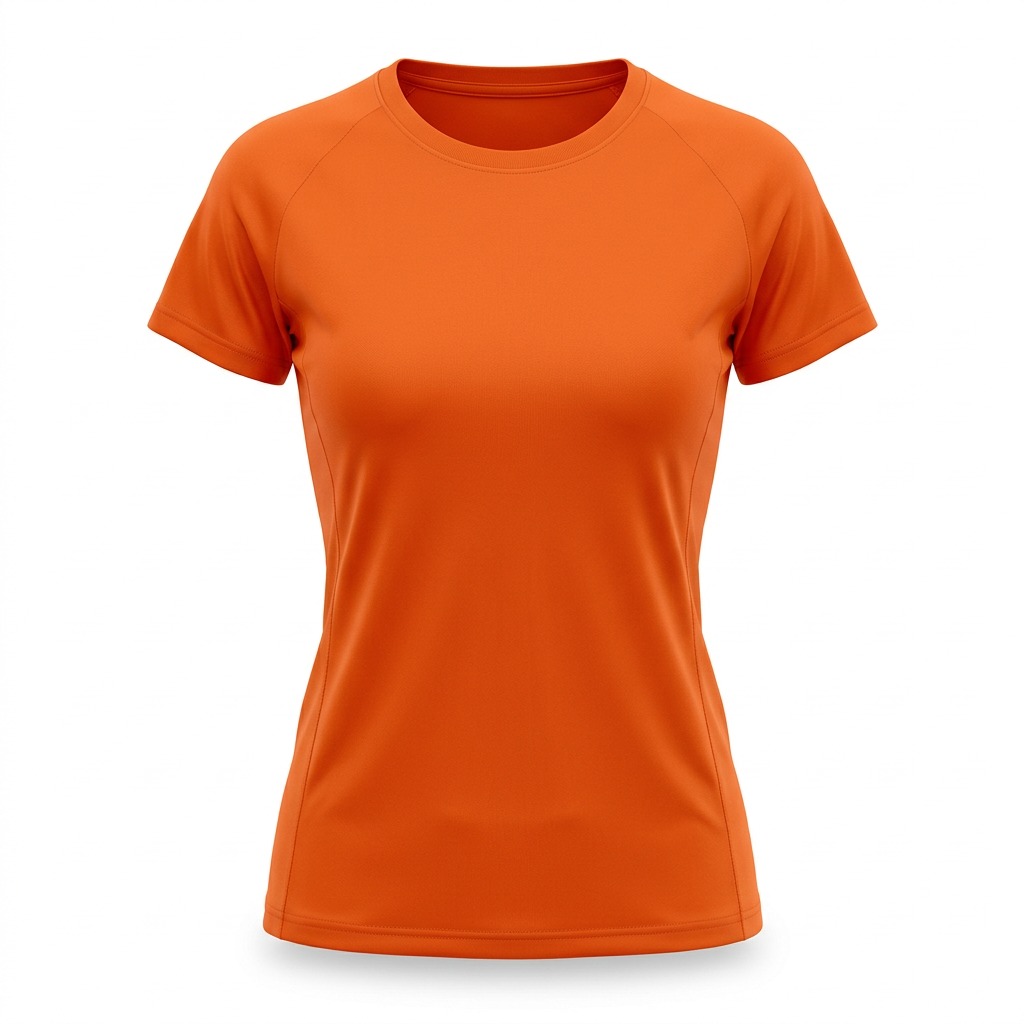 T-shirt polyester femme manches courtes 5