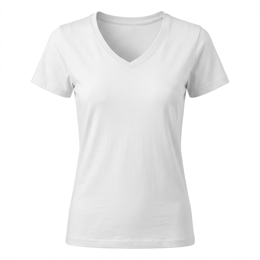 T-shirt col V femme 3