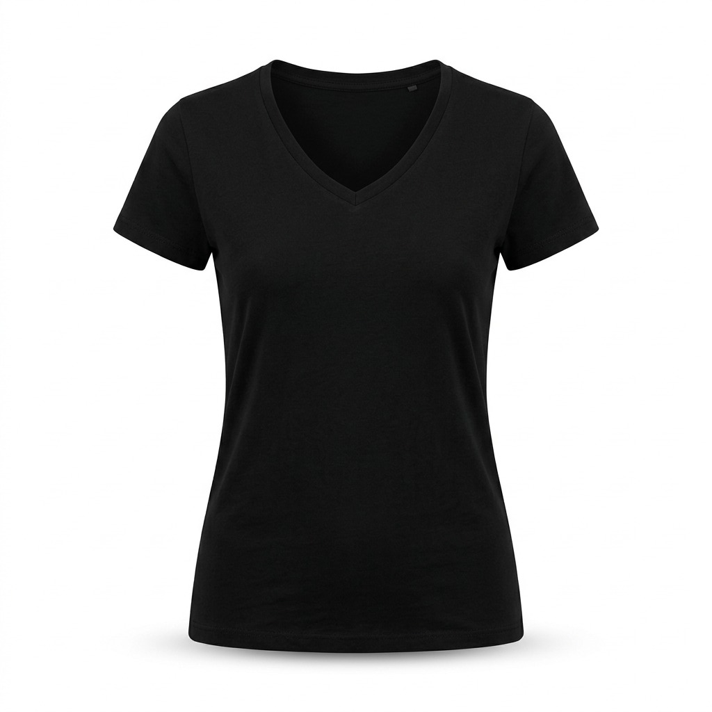 T-shirt col V femme 4