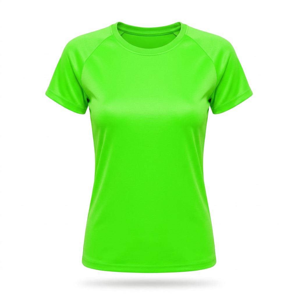 T-shirt polyester femme manches courtes 12