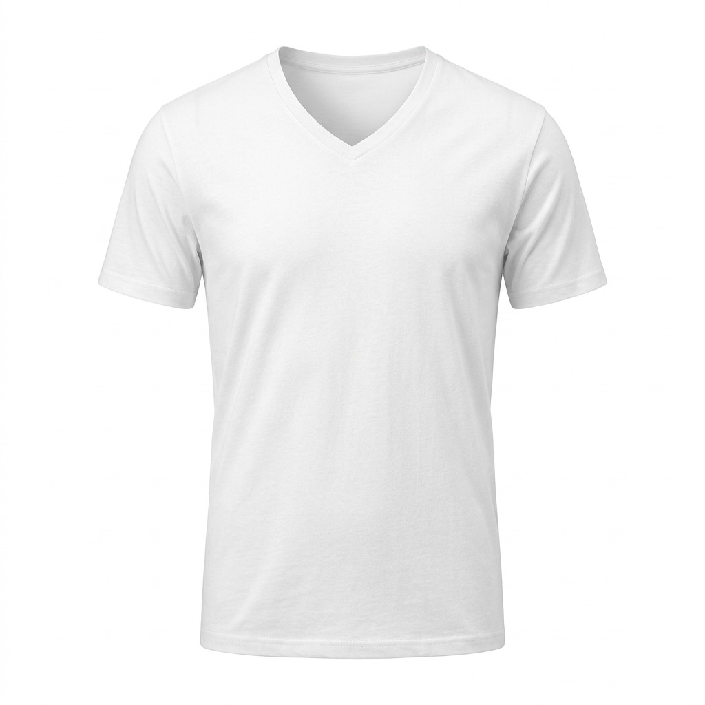T-shirt col v homme 1