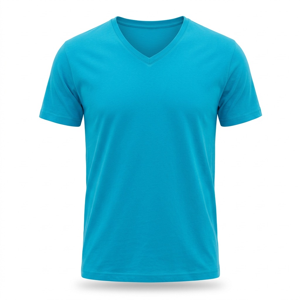 T-shirt col v homme 2