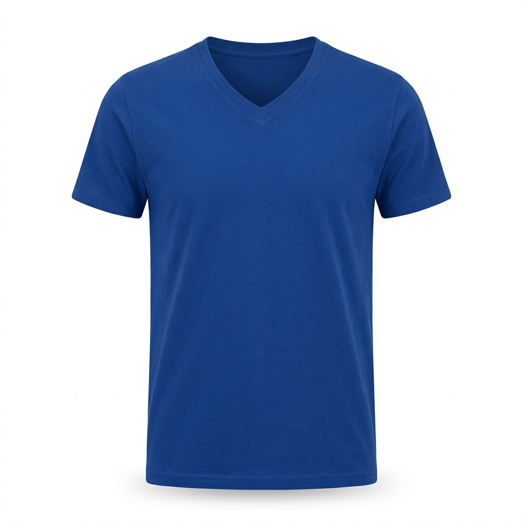 T-shirt col v homme 4