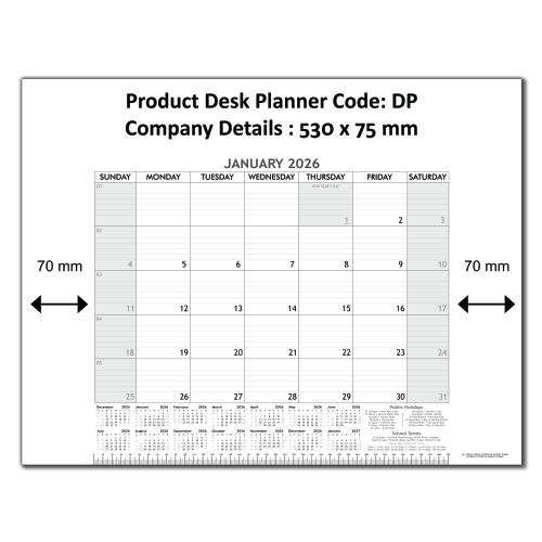 Desk Planners - Products