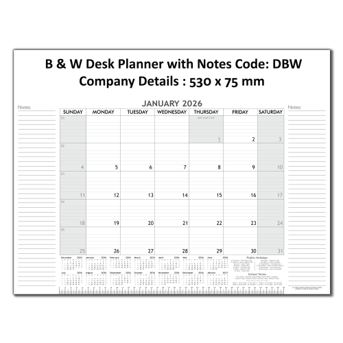 Deskplanner Notes (DBW)