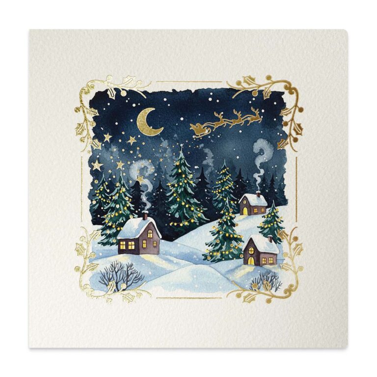 Luxurious Christmas card
