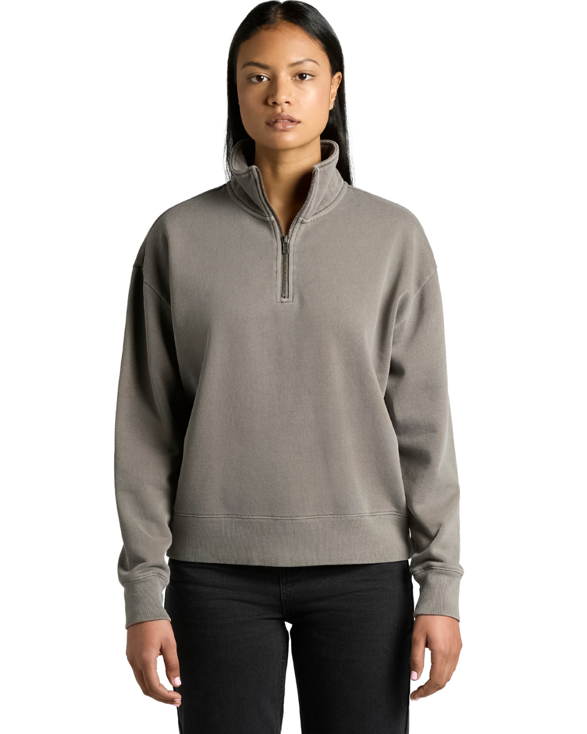 Wo's Relax Faded Half Zip 4167
