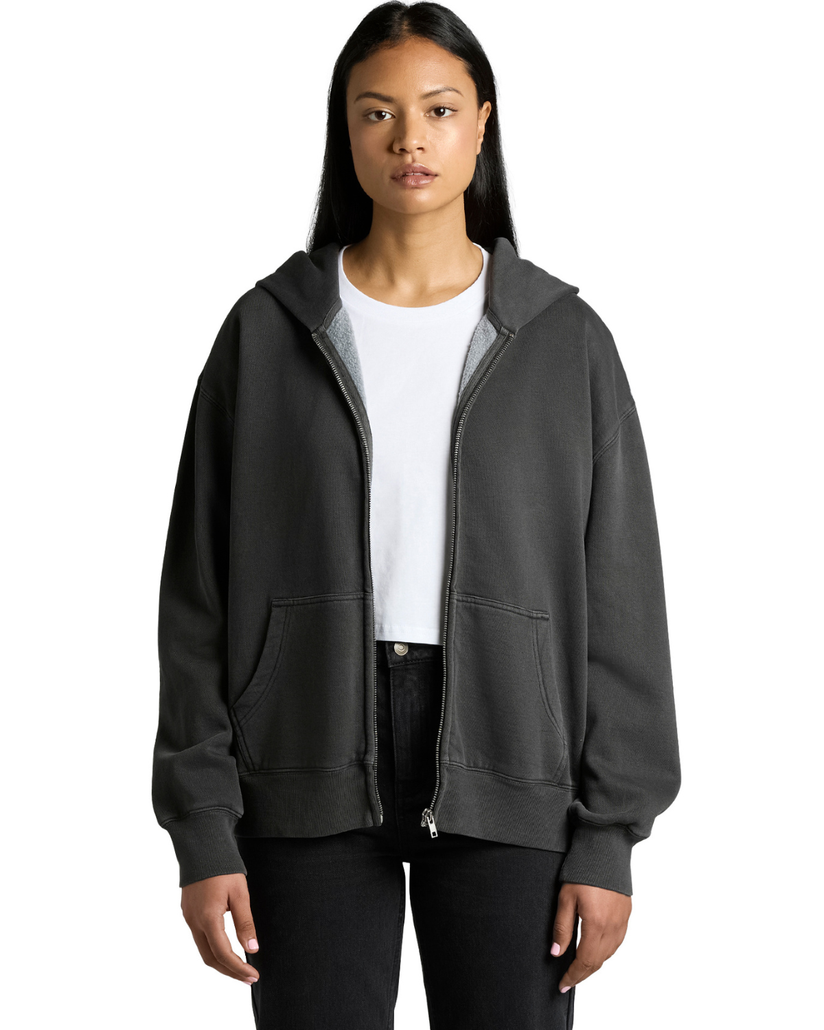 Wo's Relax Faded Zip Hood 4170