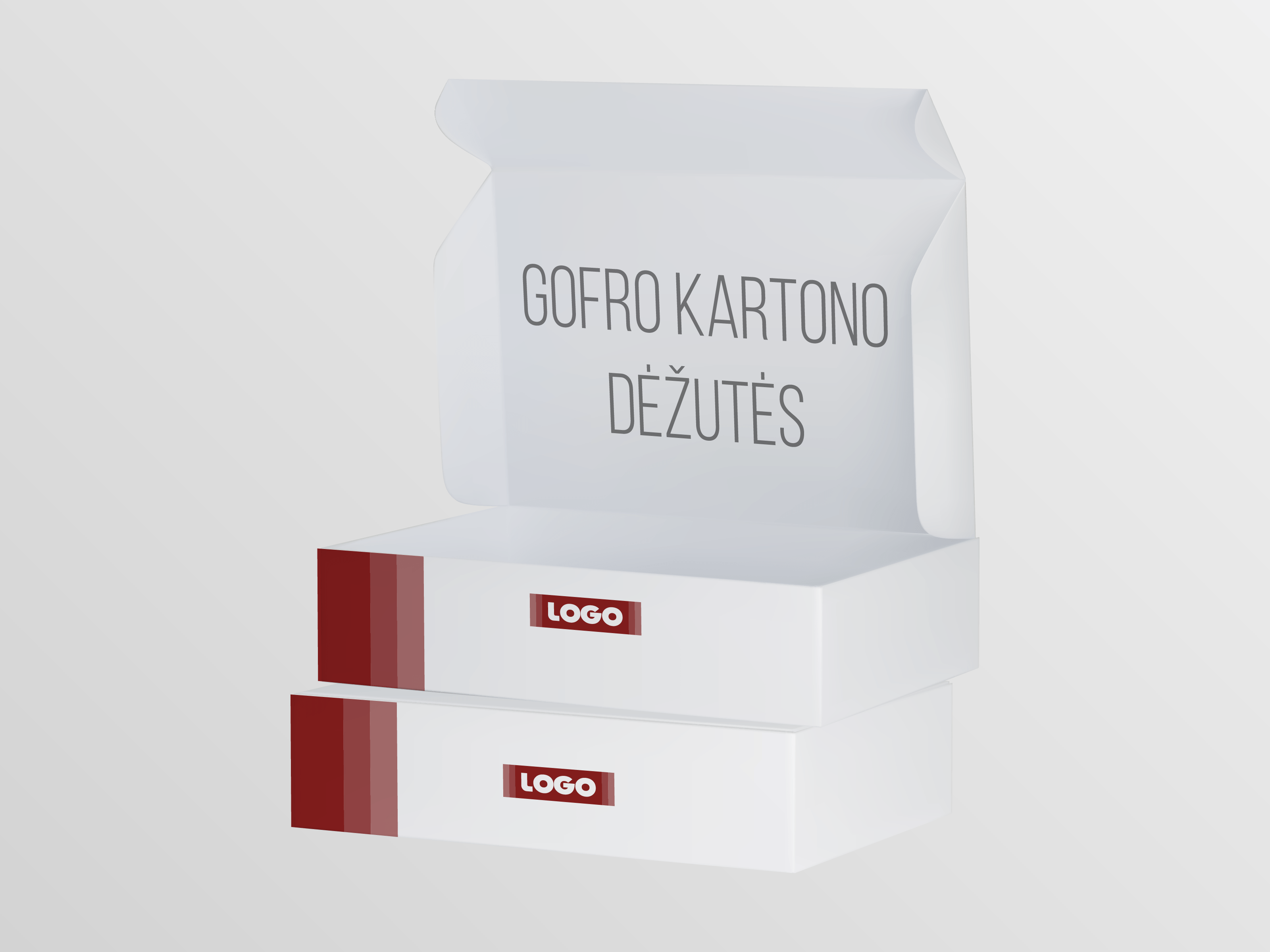 Corrugated cardboard boxes