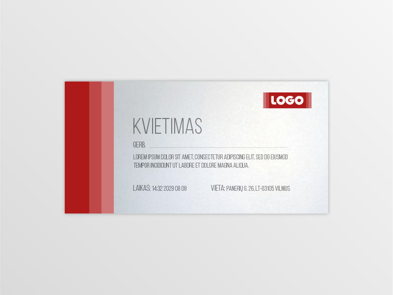 Decorative invitations