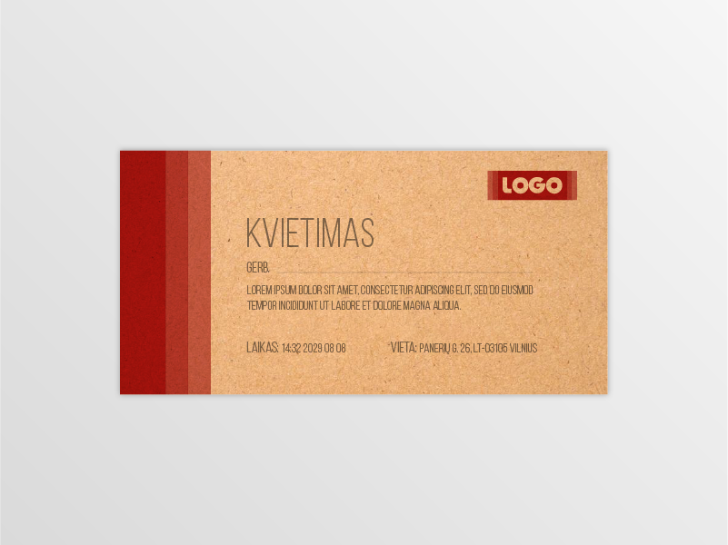 Eco friendly invitations