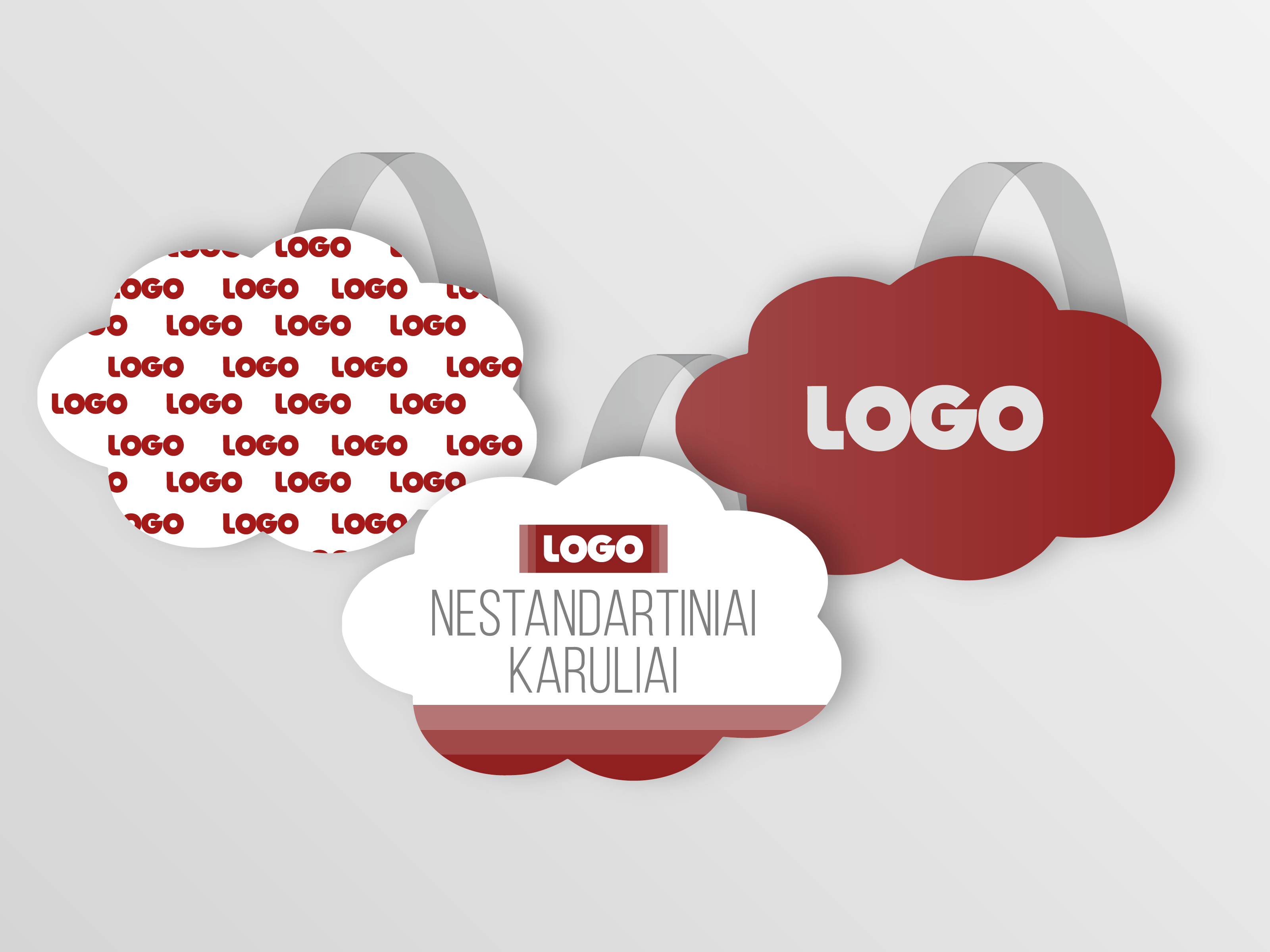 Cloud-shaped wobblers