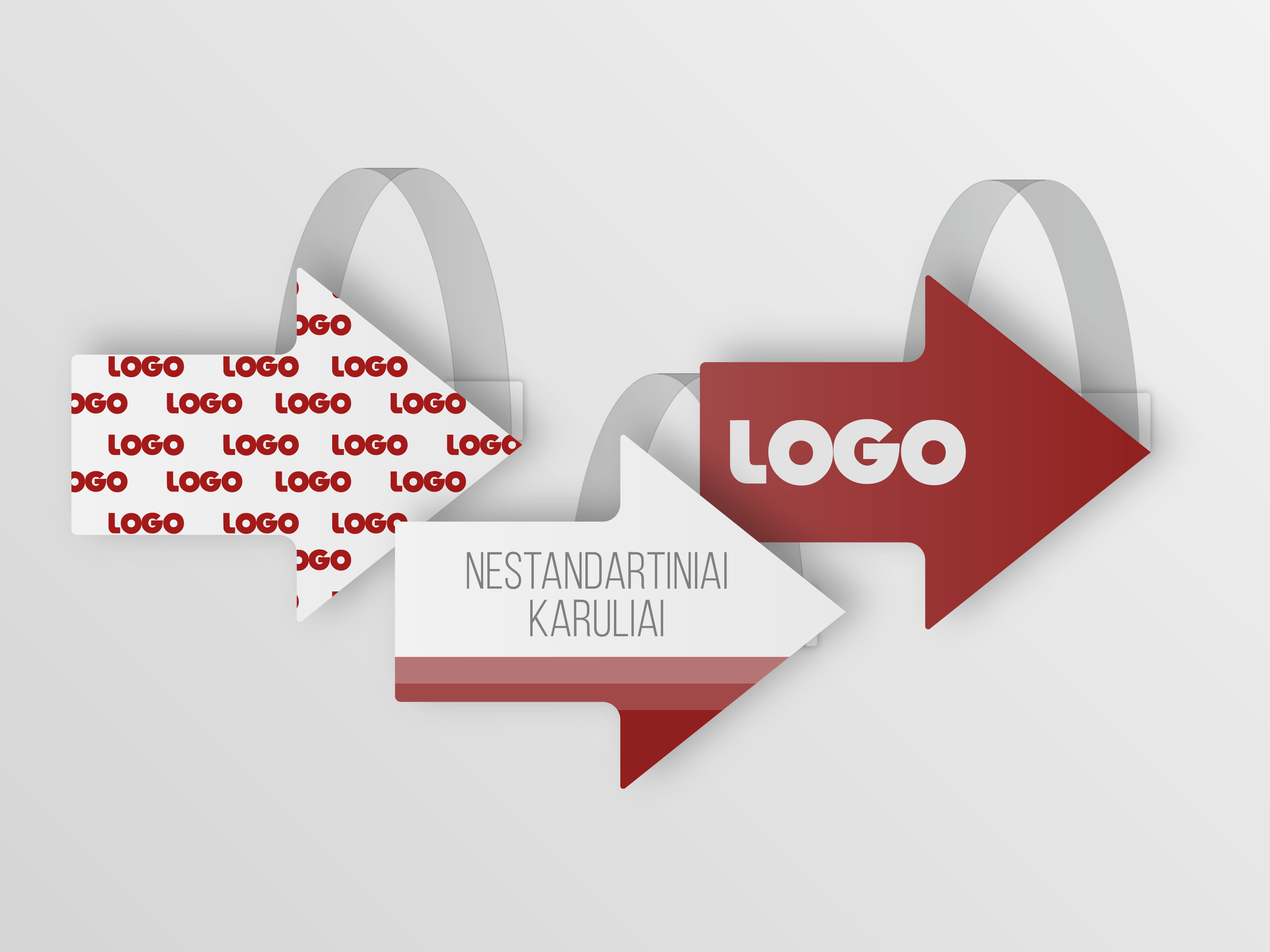 Arrow-shaped wobblers