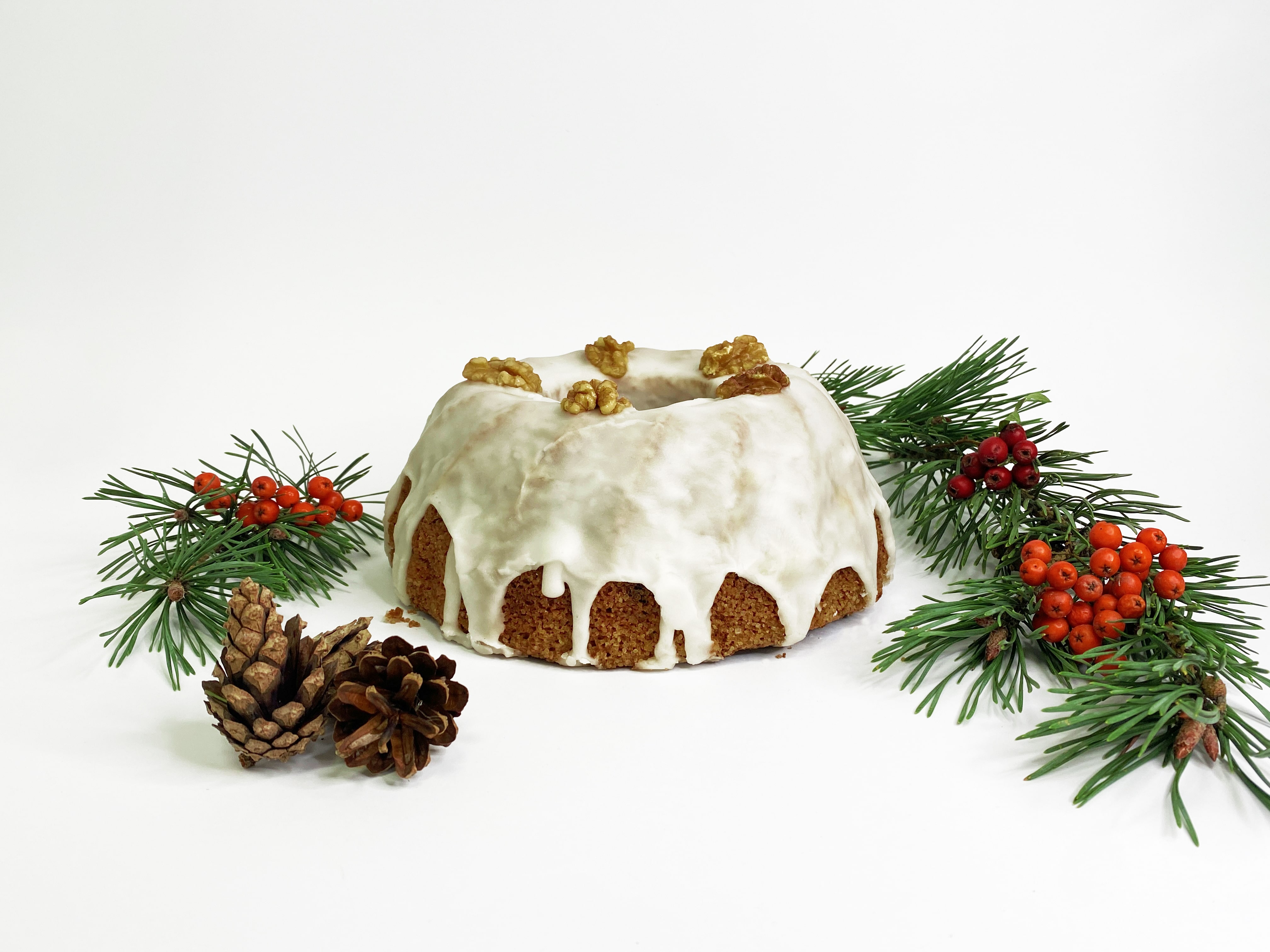 Christmas carrot cake