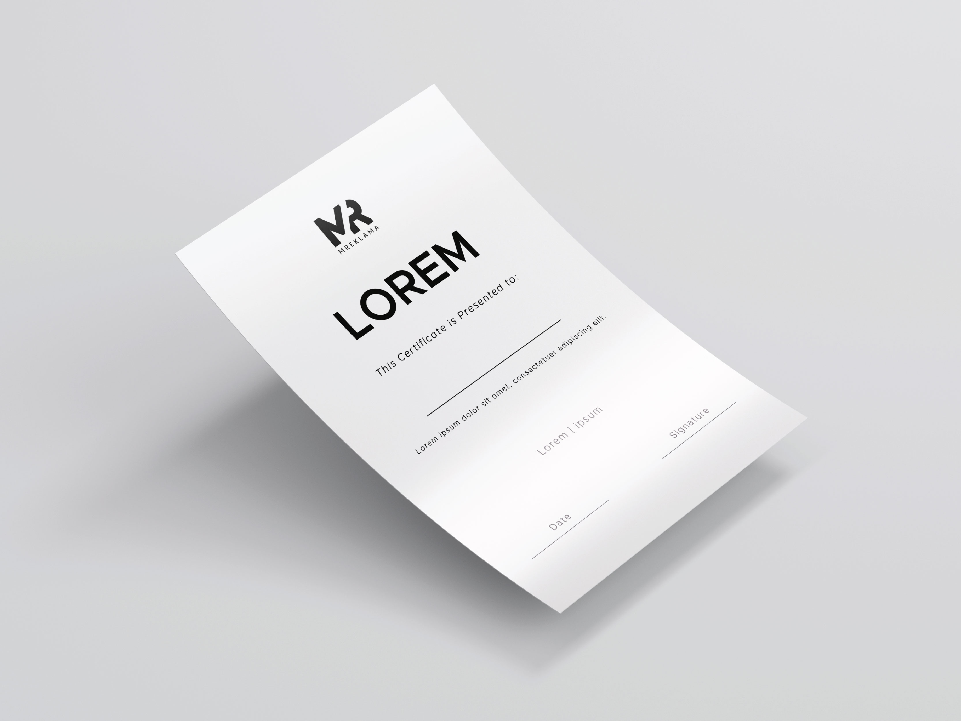 Acknowledgement print