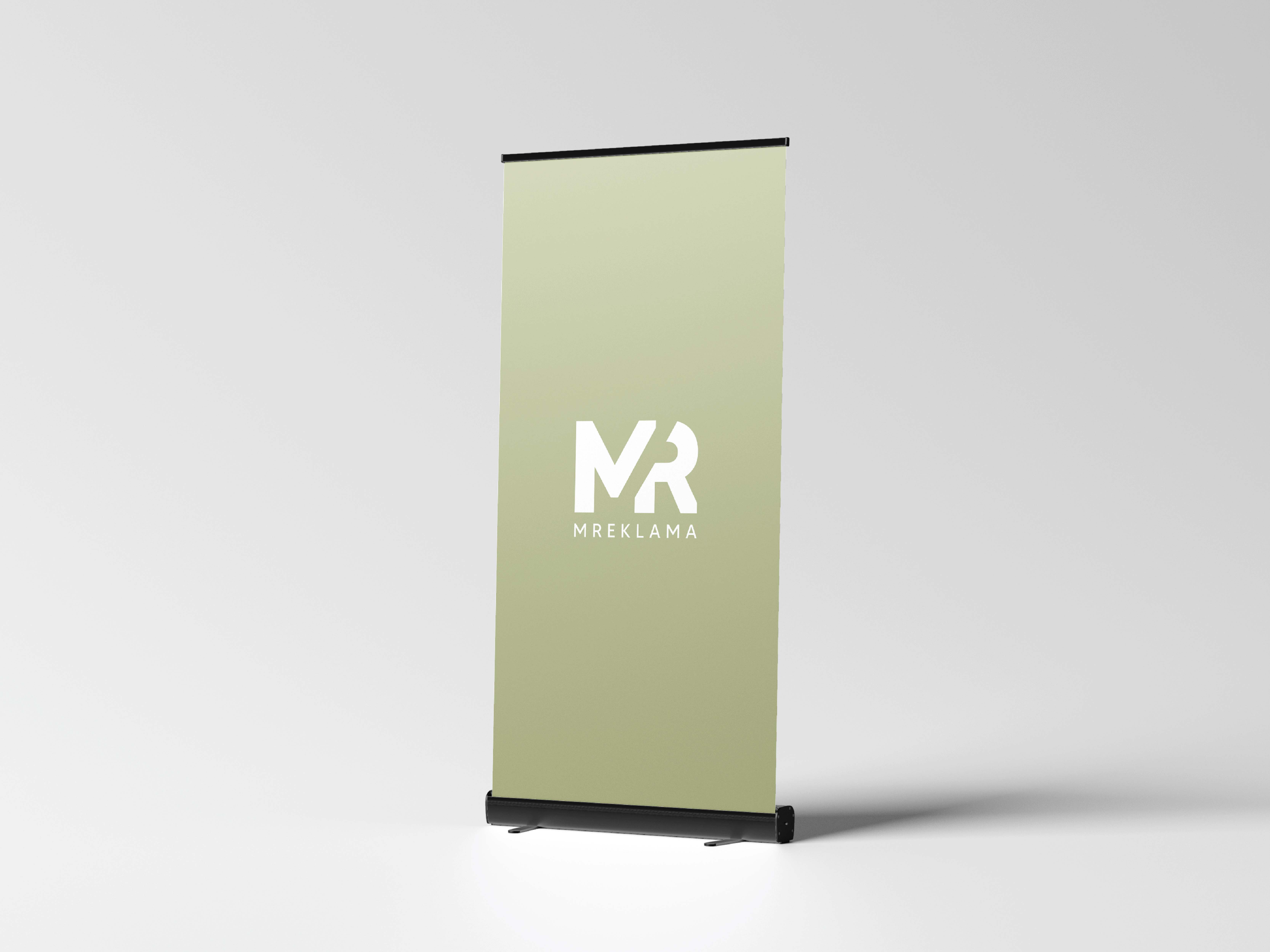 Roll-up ICONIC BLACK stands