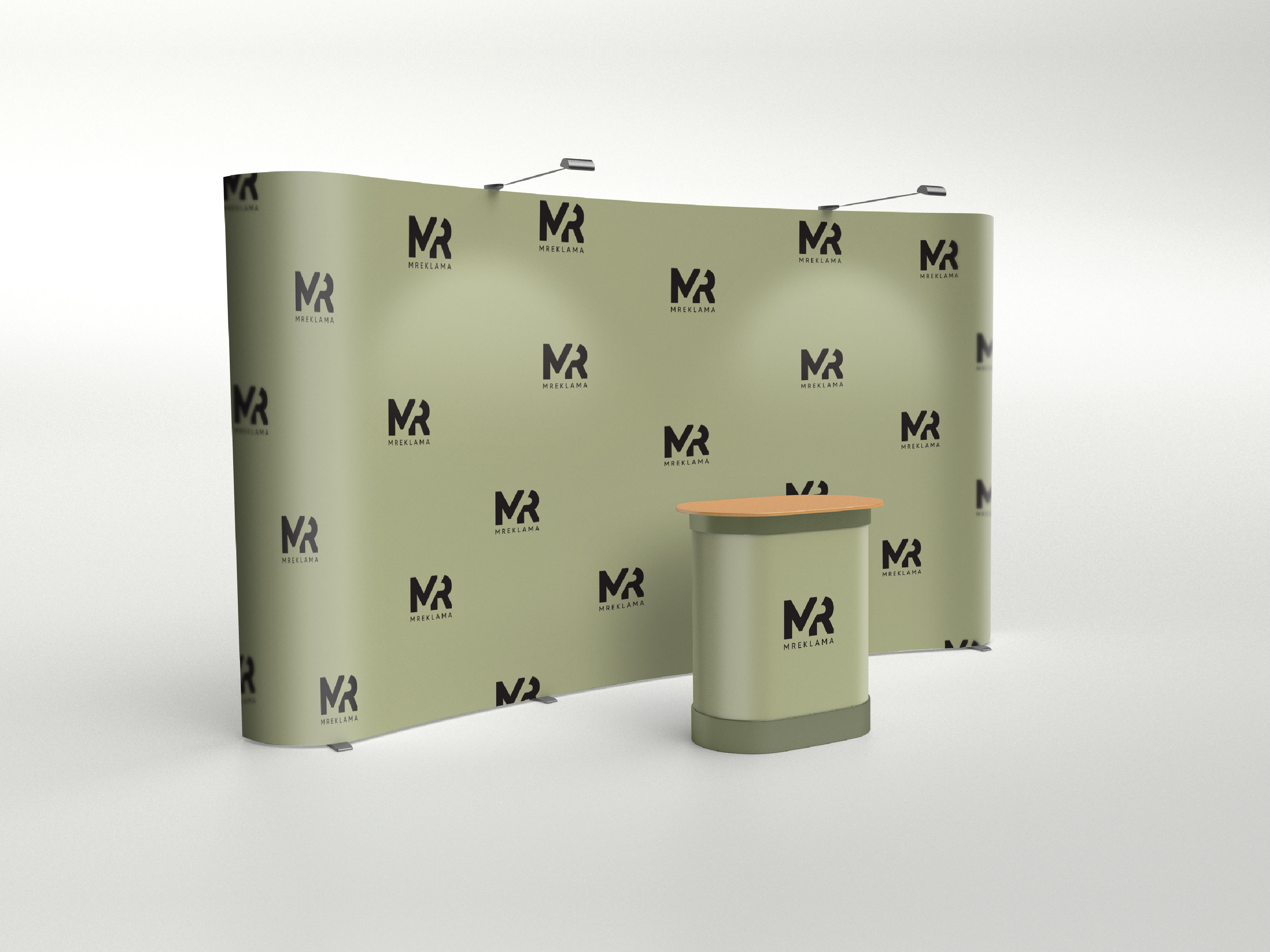 Fabric wall CURVED