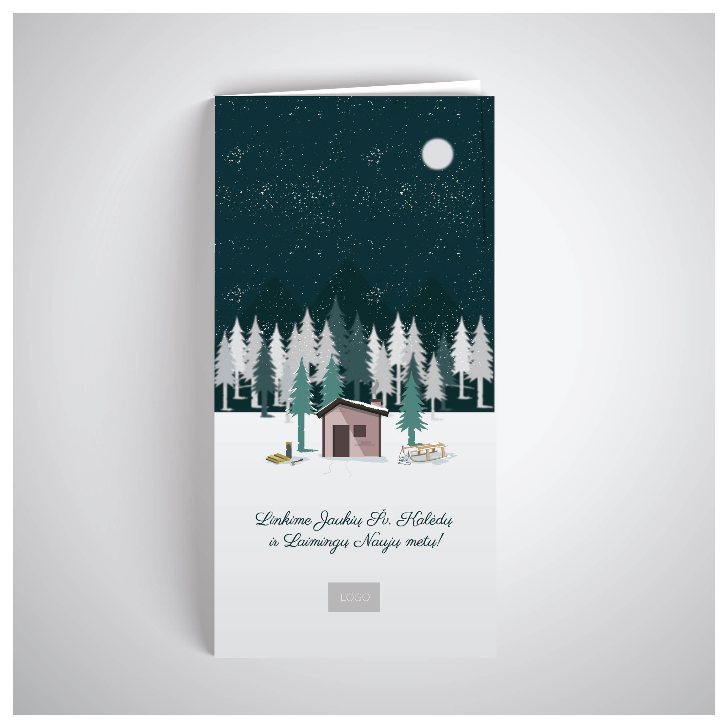 Christmas card UV08