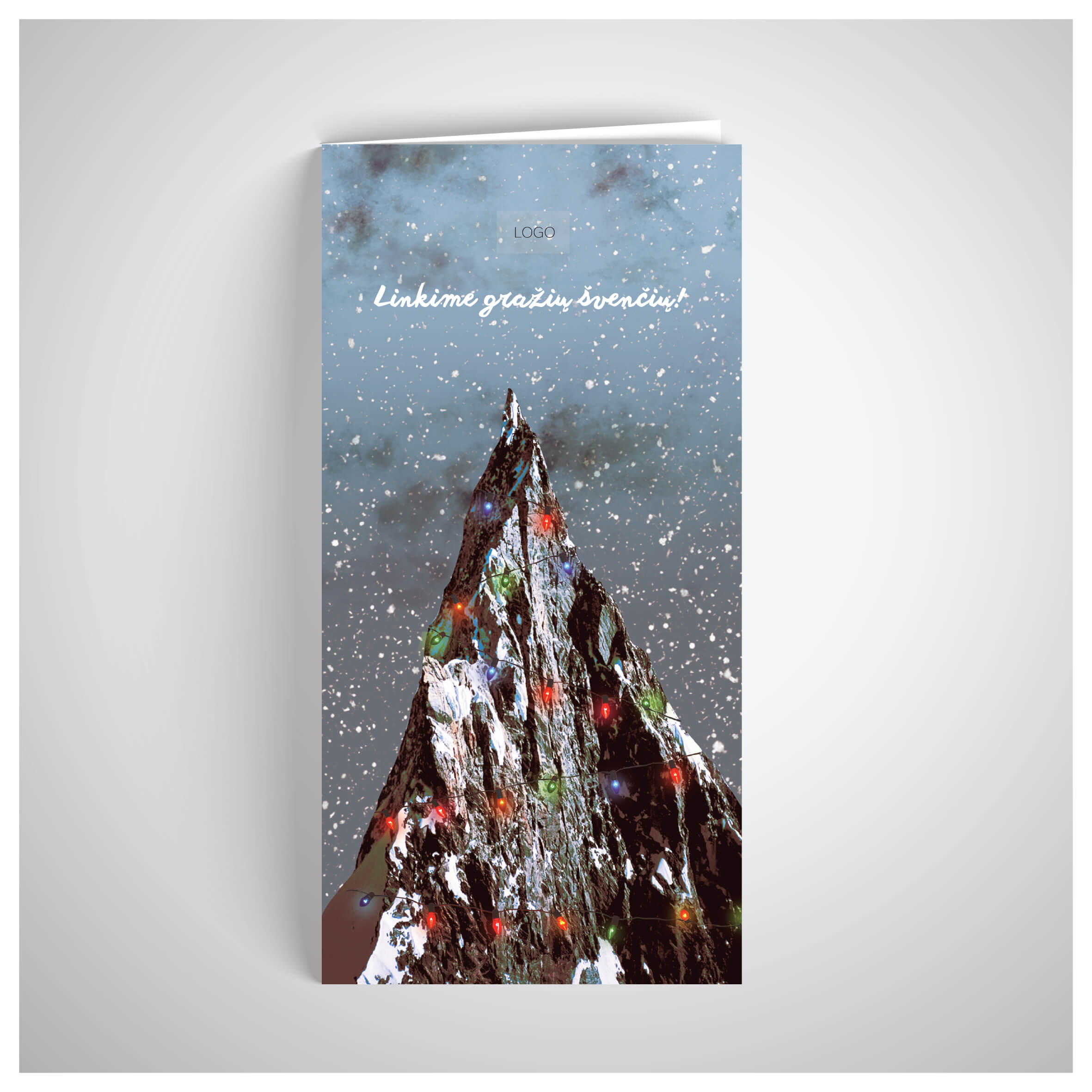 Christmas card UV13