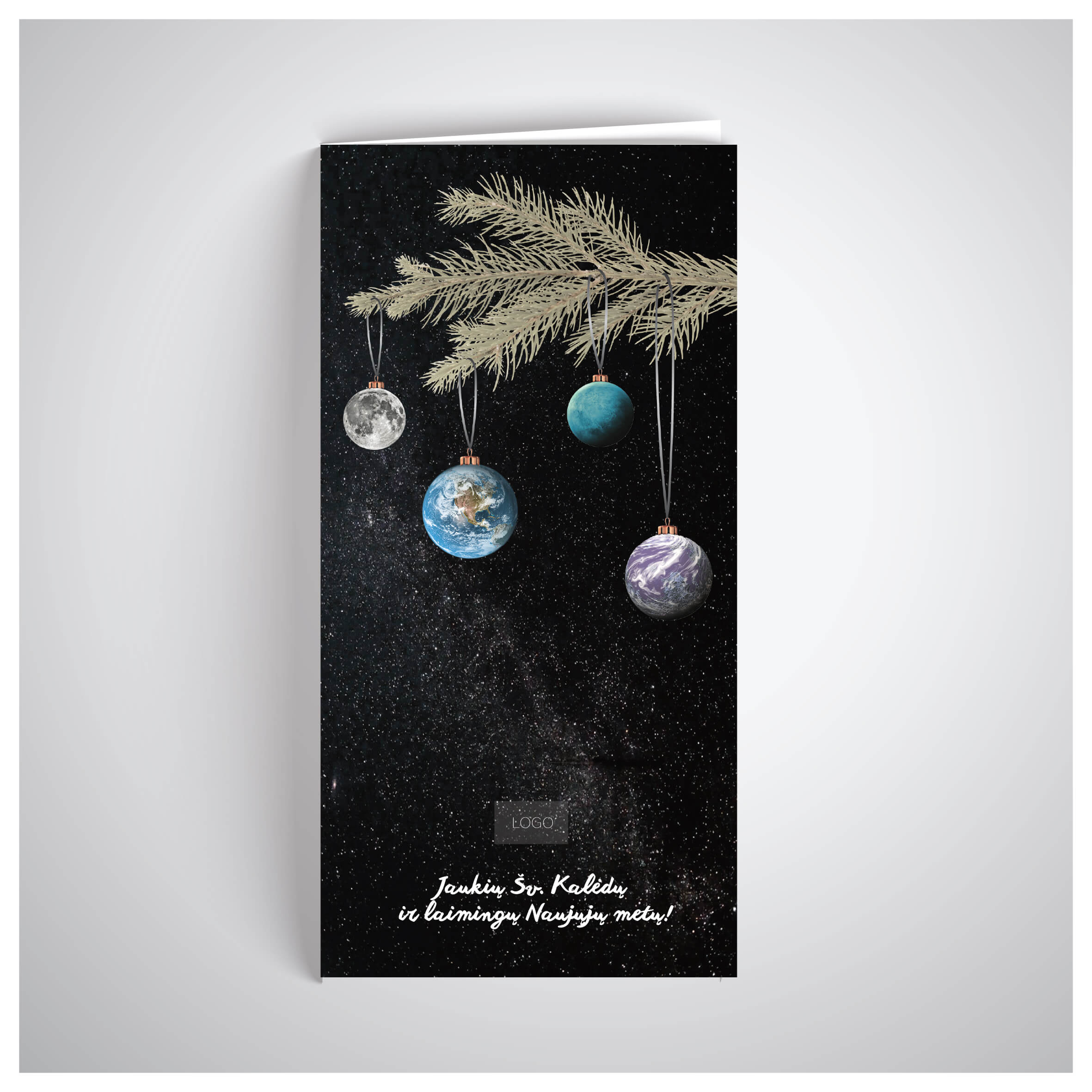 Christmas card UV14