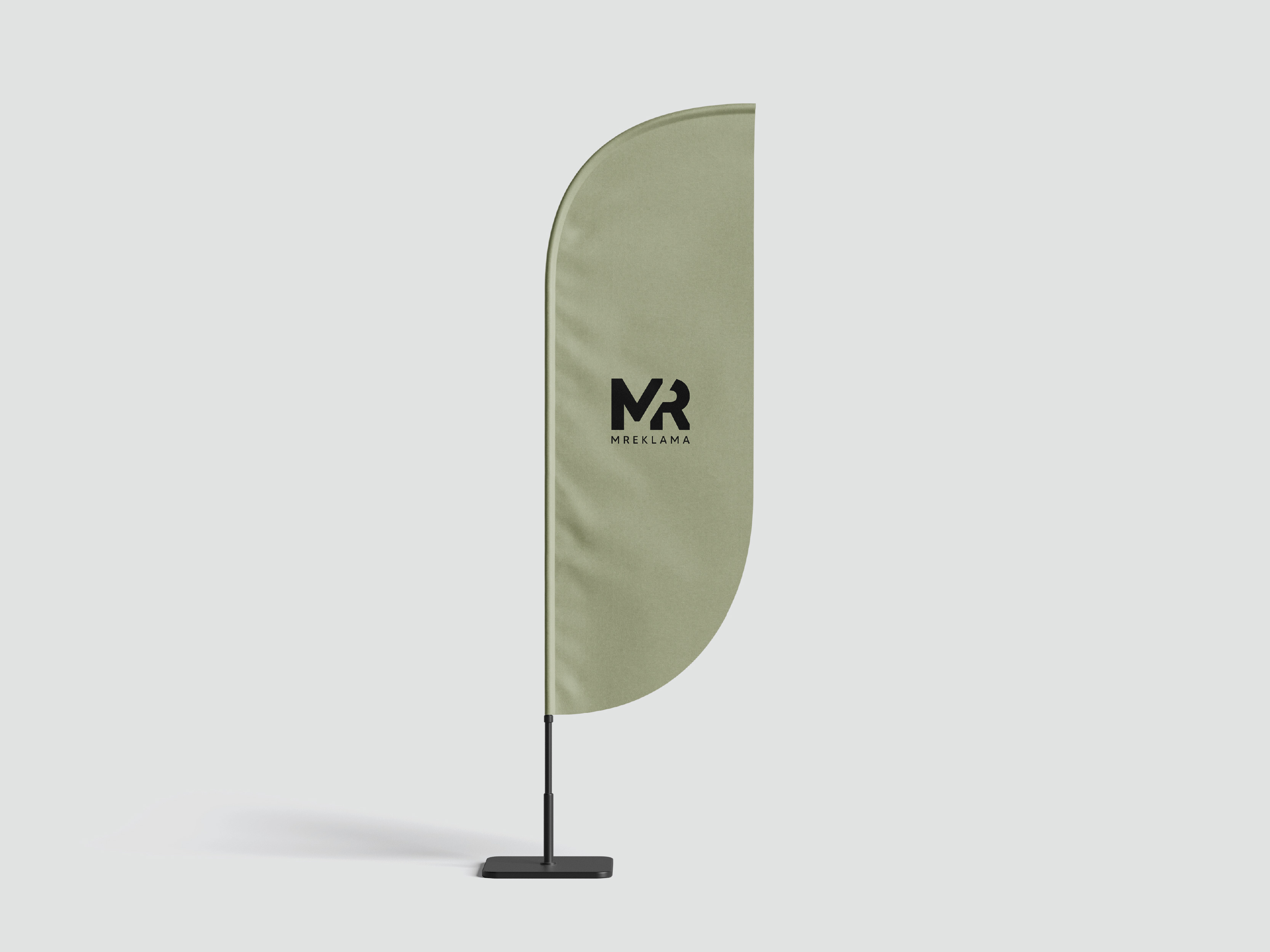 Rounded corner flag