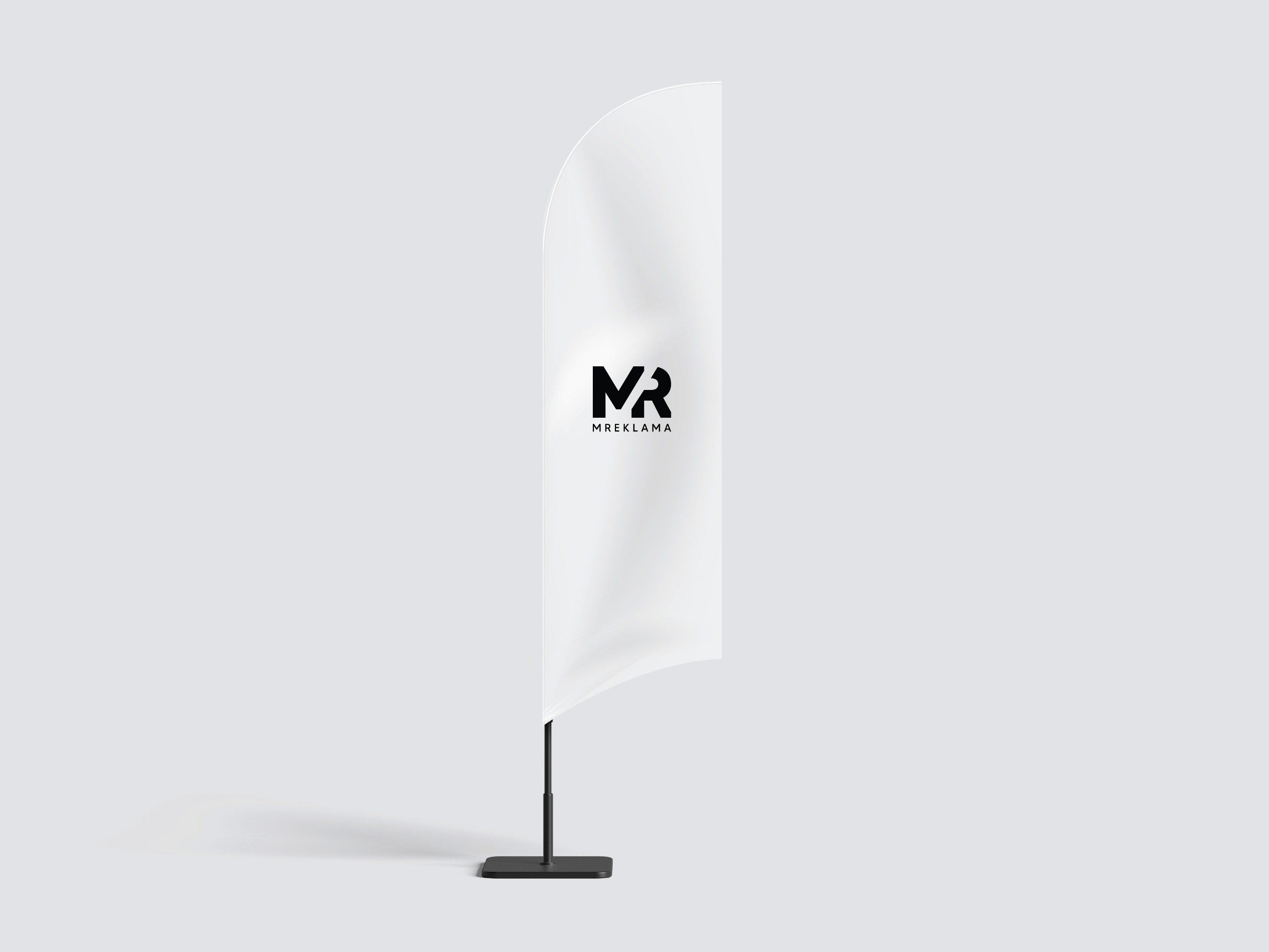 Angled flag