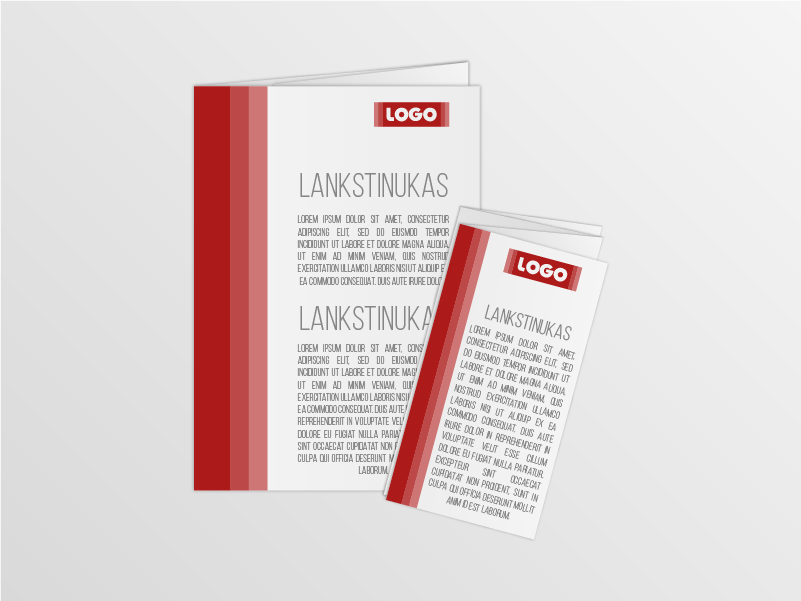 Nonstandart size leaflets
