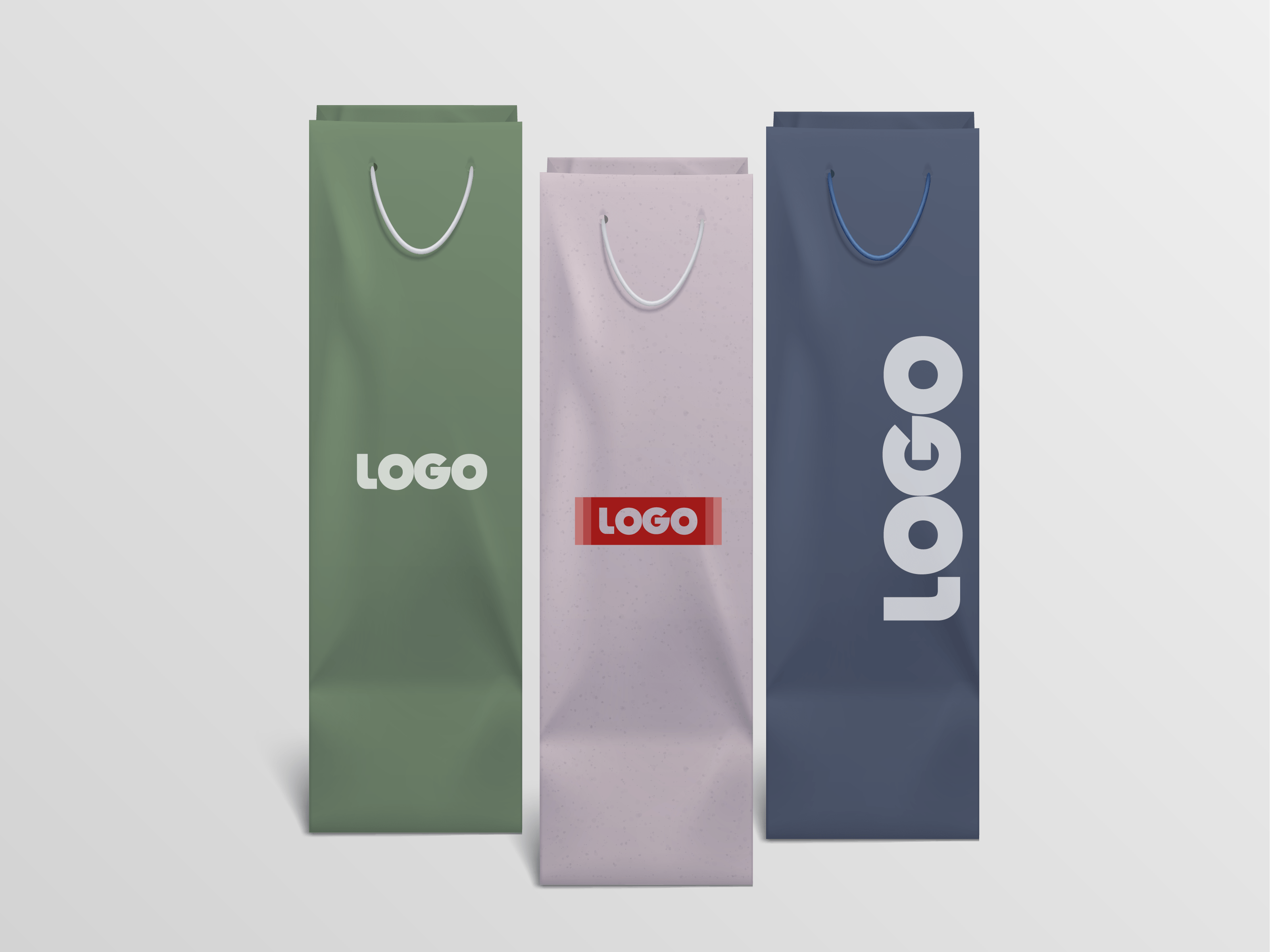 Decorative bags for bottles (120x110x420)