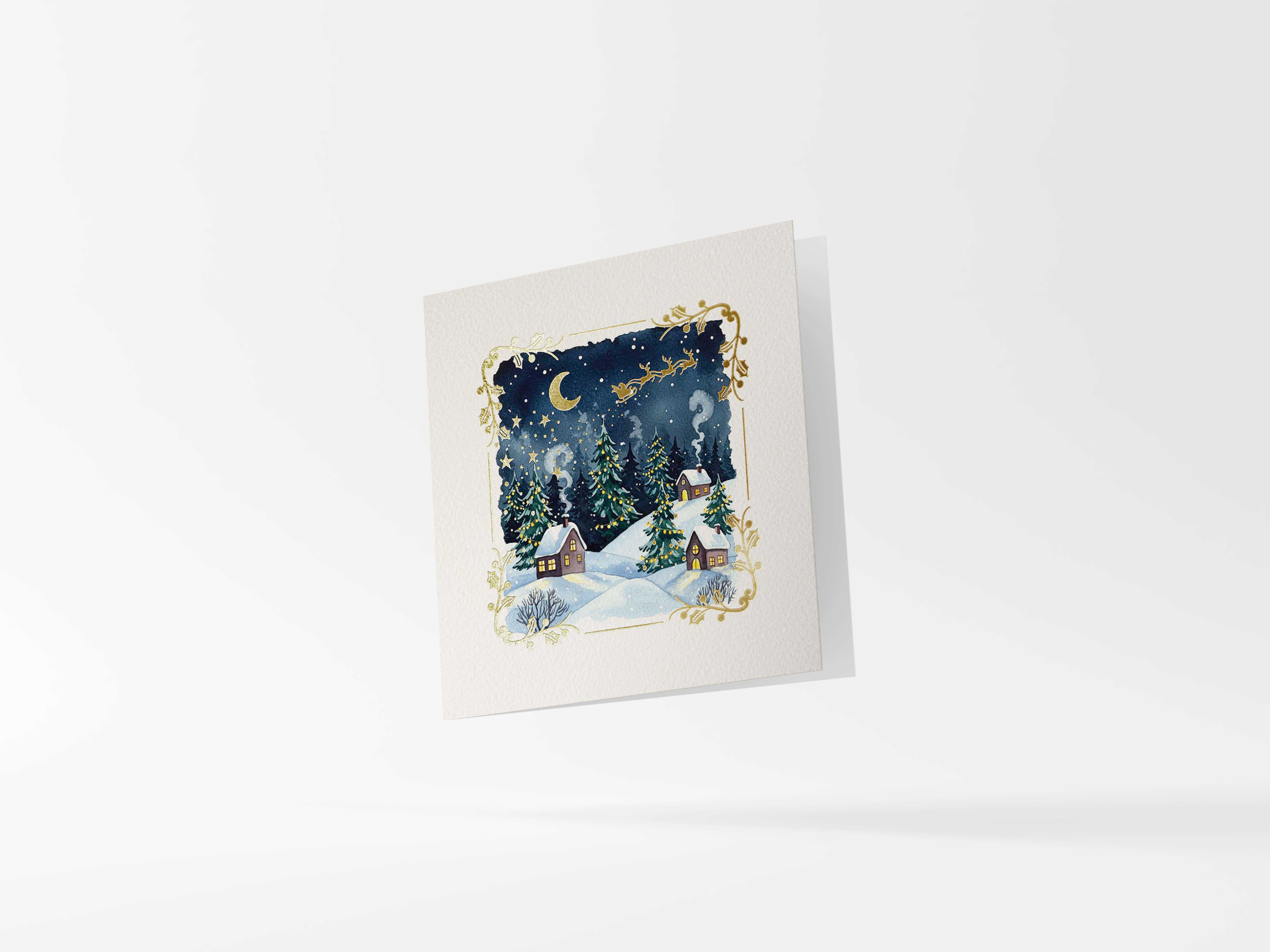 Luxurious Christmas cards
