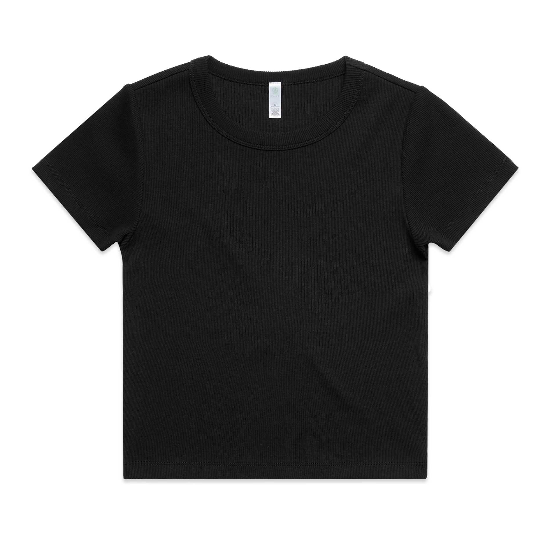 Wo's Organic Rib Tee 4092G