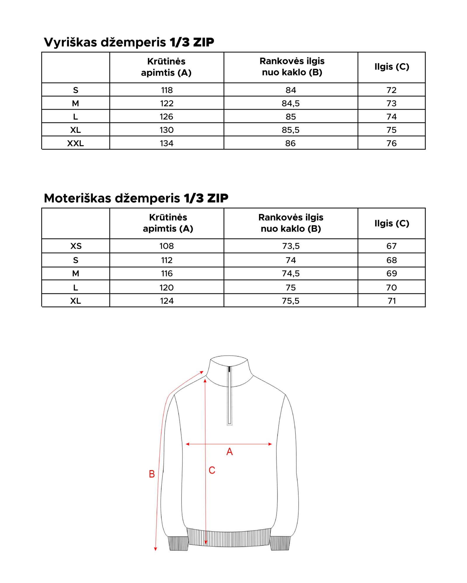 Women's sweater with a zip at the neck 3