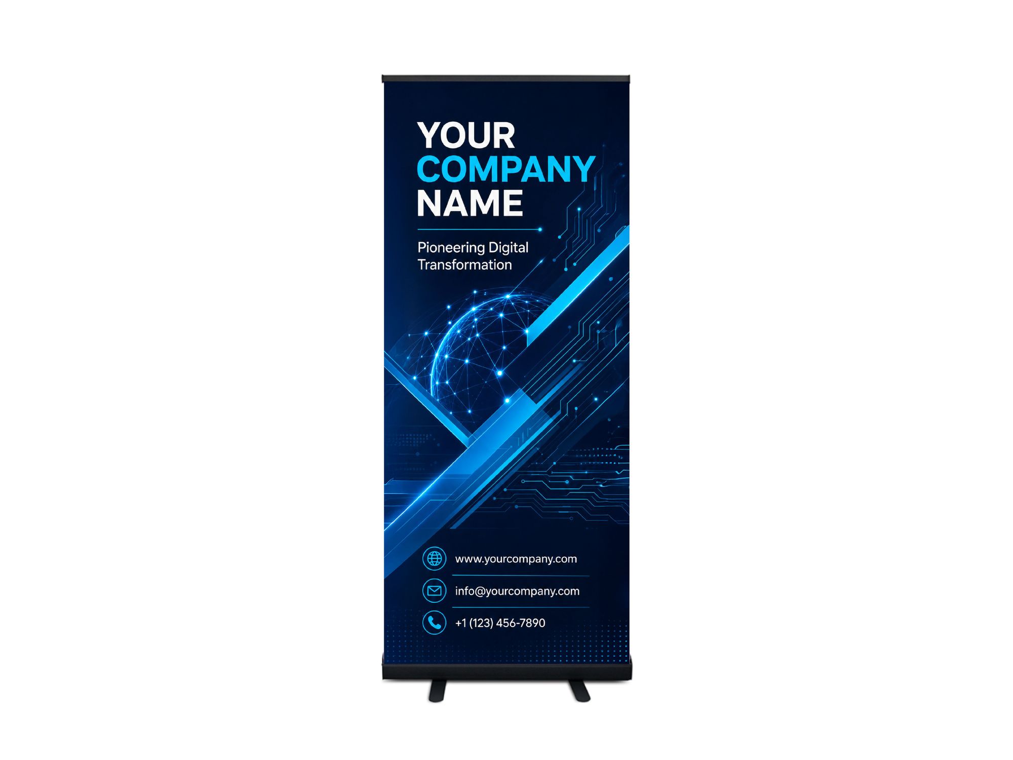 Roll-up ICONIC BLACK stands 1