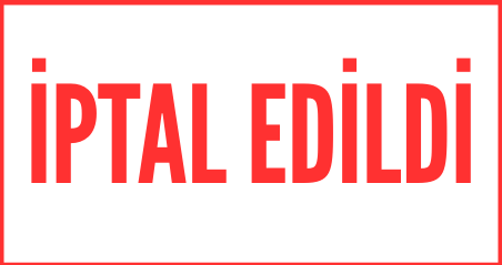 İptal Edildi