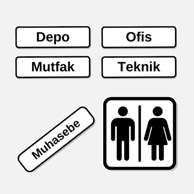 Bölümler - Ofisler - WC