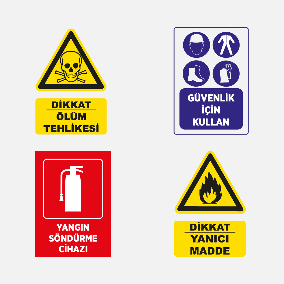 İş Güvenliği Levhaları