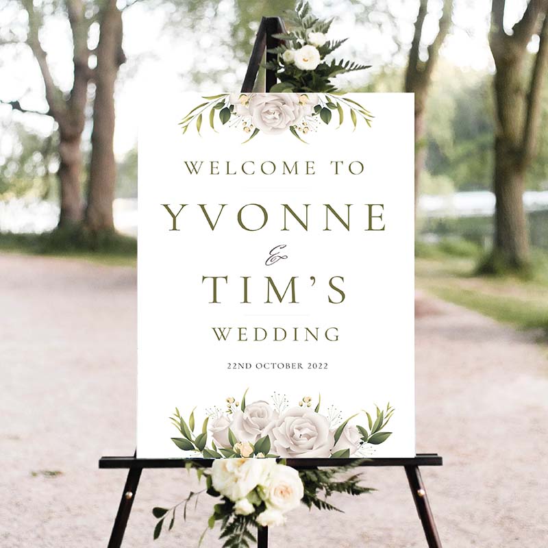 Wedding Welcome Sign