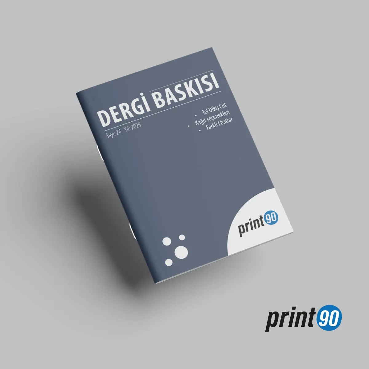 Dergi Baskısı (Tel Dikiş Cilt)