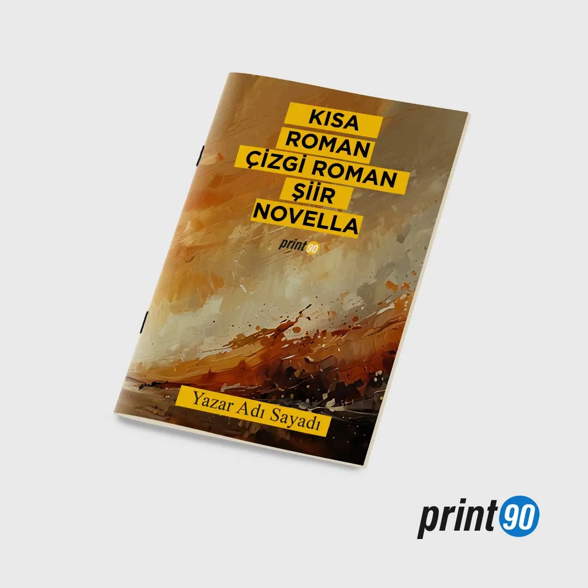 kısa roman çizgi roman novella baskısı - online kitap baskı | print90