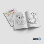 Çocuklar İçin Boyama Kitabı Baskısı