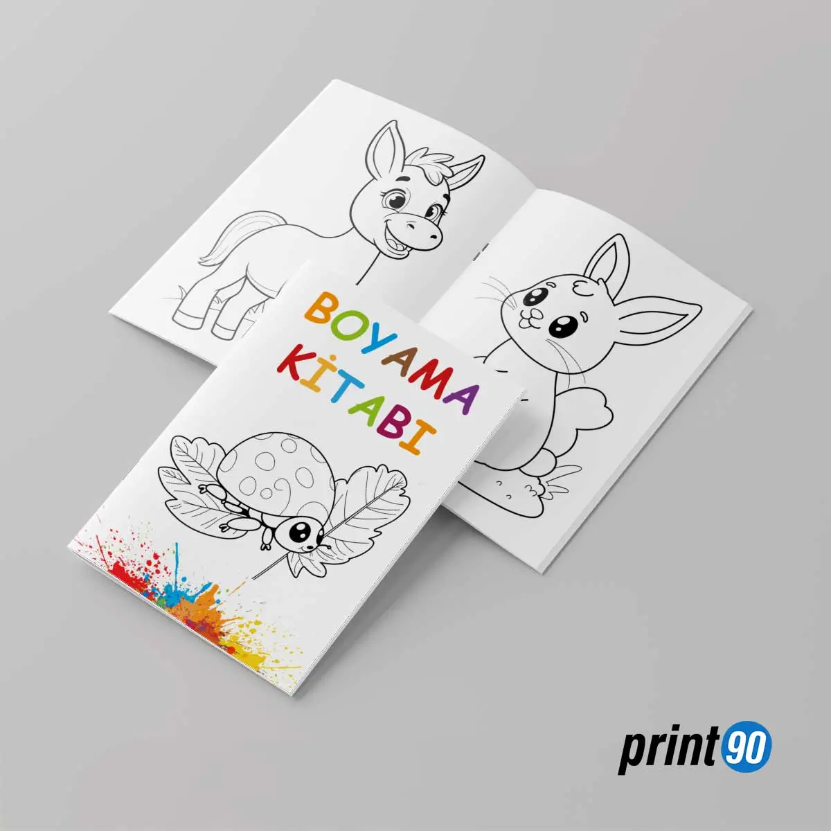 Çocuklar İçin Boyama Kitabı Baskısı