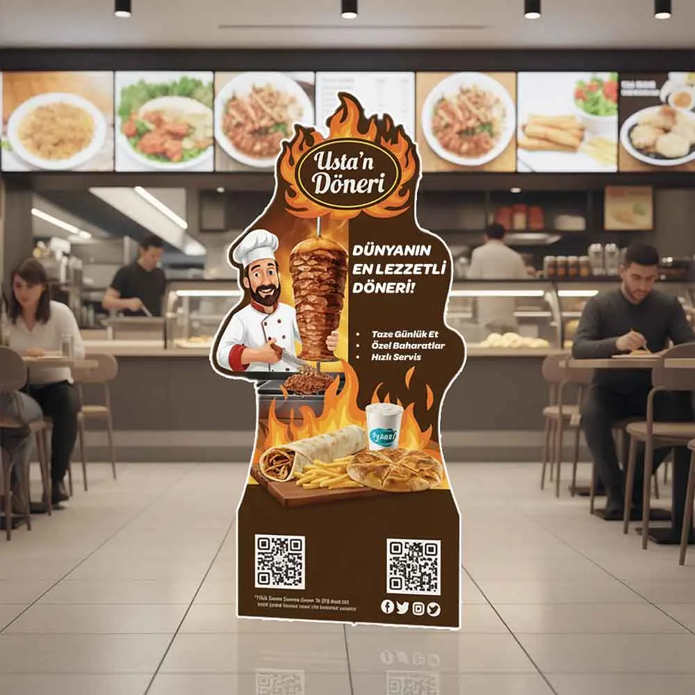 Özel Dekupe Kesim Display Banner