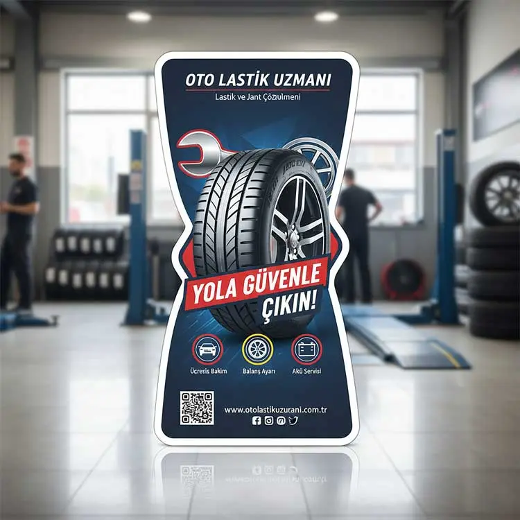 Özel Dekupe Kesim Display Banner